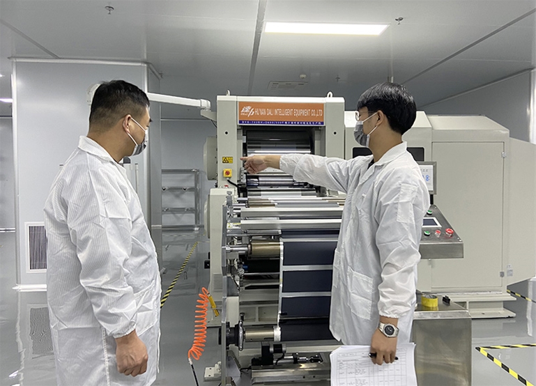 Customers visiting the factory